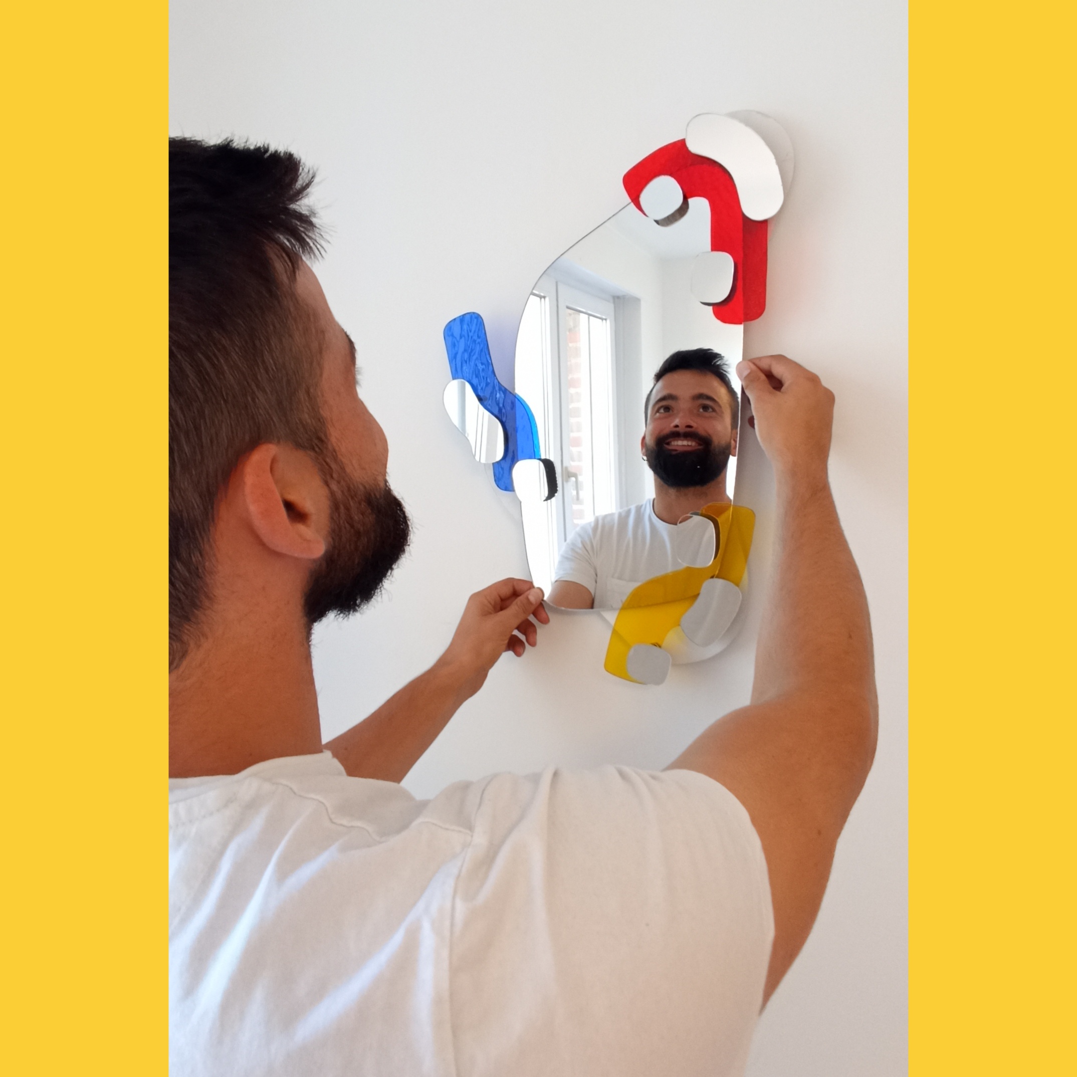 miroir trois couleurs